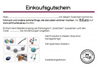 Gutschein 15 €